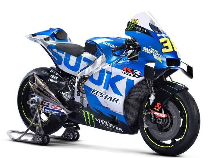 Suzuki Ecstar Suzuki Ecstar meluncurkan motor untuk MotoGP 2021 bersama Joan Mir dan Alex Rins