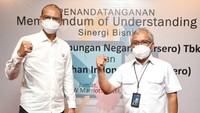 Selain menyediakan rumah, Bank BTN juga menyatakan kesiapannya untuk mendukung pengembangan bisnis dan perbaikan infrastruktur Pelindo III sebagai operator pelabuhan di Indonesia. Foto: dok. Pelindo III