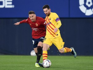 Osasuna Vs Barcelona: Aksi Assist-assist Manja Messi