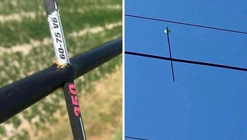 Ini akibatnya kalau latihan memanah dekat jaringan kabel. Foto: Bored Panda