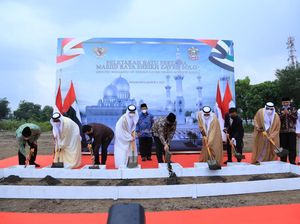 Alhamdulillah, Masjid Agung Sheikh Zayed RI-UEA Mulai Dibangun