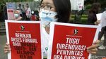 Potret Aksi Peringati Hari Perempuan Internasional di Yogyakarta