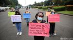 Aksi Para Wanita Ramaikan Hari Perempuan Internasional di Jakarta