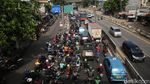 Begini Penampakan Kemacetan di Ruas Jalan Ibu Kota Pagi Ini
