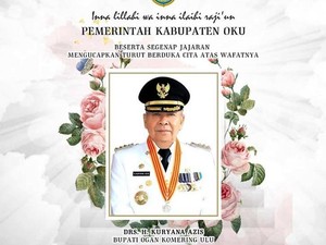 Bupati OKU Meninggal, Wakilnya Ditahan Terkait Korupsi Tanah Kuburan