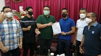 Sebanyak 9 Kadin daerah di Indonesia Timur menyatakan dukungan kepada Anindya Bakrie untuk menjadi Ketua Umum Kadin Indonesia menggantikan Rosan Roeslani yang ditunjuk Presiden Joko widodo menjadi Duta Besar Indonesia untuk Amerika Serikat. Foto: dok. Kadin Sulut