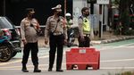 Jalan Depan Gedung KPU Ditutup Jelang Kedatangan Massa AHY