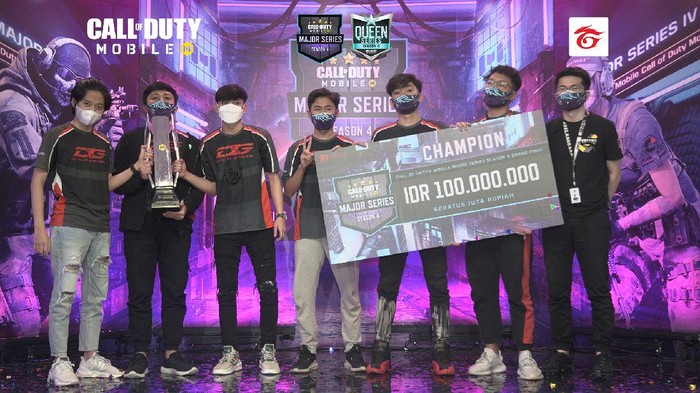 Juara Major Series Season 4 dan Queen Series Season 2, Call of Duty: Mobile dari Garena