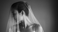 Julie Estelle terlihat mengenakan gaun pernikahan. Foto: Julie Estelle dan David menikah dok: Poplicist Publicist