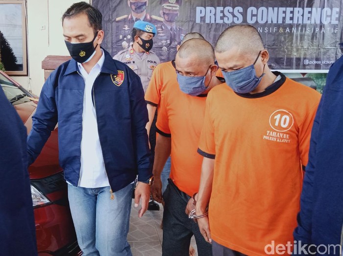 Komplotan pembobol mesin ATM lintas provinsi ditangkap di Klaten, Senin (8/3/2021).