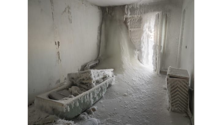 Kota hantu Vorkuta di Rusia