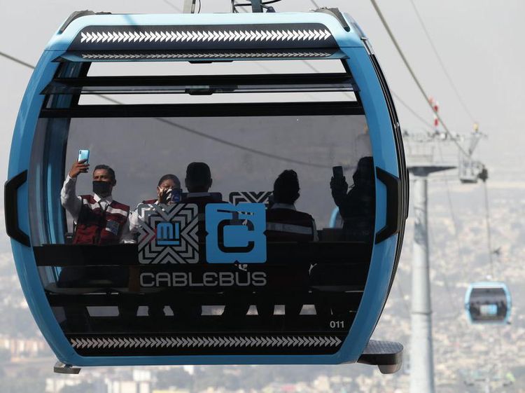 Foto: Cablebus, Kereta Gantung Cantik untuk Warga Miskin di Meksiko