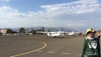 Penulis di bandara Aeronazca