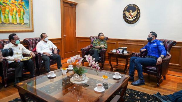 Mahfud Md dan AHY (Dok. Kemenko Polhukam).