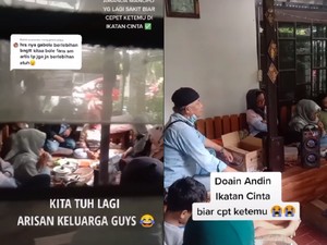 Sekeluarga Adakan Makan-makan dan Doakan Kesembuhan Andin Ikatan Cinta
