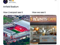 Meme Kocak Beda Nasib Liverpool dan Manchester United