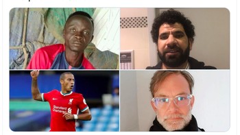 Pelatih maupun pemain bintang Liverpool seakan mejadi figuran musim ini. Foto: Twitter