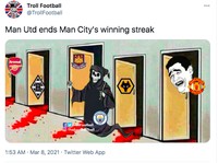 Meme Liverpool dan Manchester United