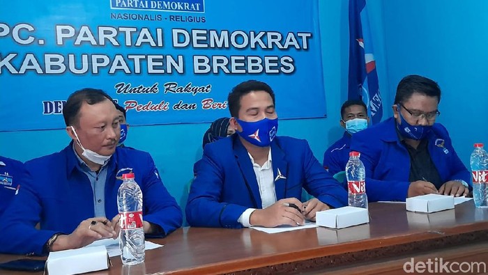 Pengurus DPC Demokrat Brebes menyatakan siap mundur massal jika hasil KLB di Deli Serdang diketok pemerintah, Senin (8/3/2021)