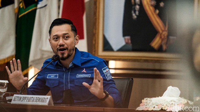 Potret AHY Sambangi KPU Tegaskan KLB Deli Serdang Abal-abal