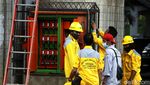 Perawatan Kabel Listrik Penerangan Jalan di Jalur TransJakarta