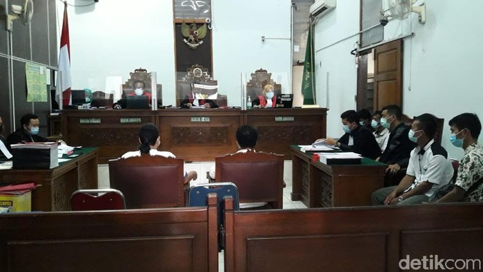 Sidang kebakaran Kejagung (Ilman/detikcom)