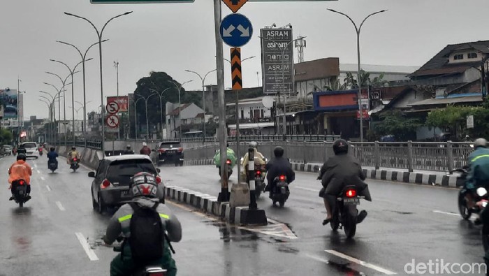Underpass Kentungan Sleman, Senin (8/3/2021).