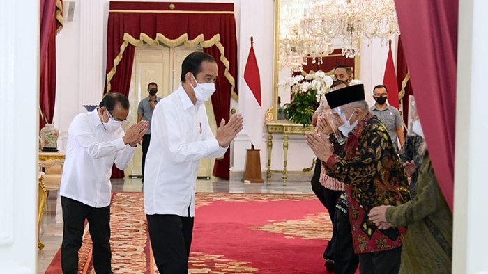 Amien Rais dan TP3 Bertemu Presiden Jokowi