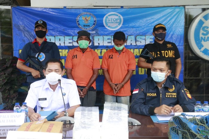 Bea Cukai Tarakan dan BNNP Kaltara menggagalkan upaya penyelundupan sabu dari Tawau Malaysia (dok Istimewa)