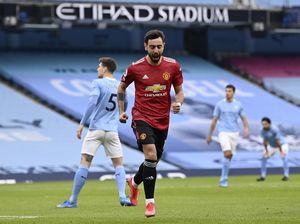 Top! Bruno Fernandes Donasi ke Anak-anak Usai Menangi Derby