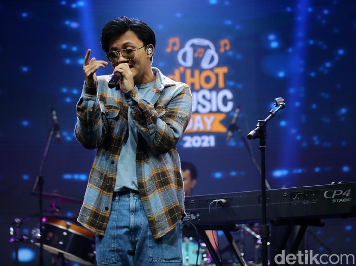 Para musisi yang tampil di acara dHOT Music Day 2021.