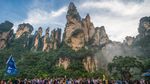 Foto Pegunungan Tianzi, Surga dari Dunia Avatar