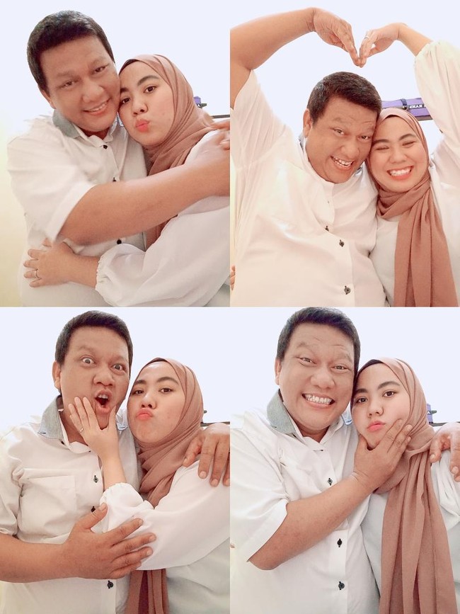 Wanita yang tinggal di Jakarta Timur itu menceritakan awal mula kisah hubungan percintaannya dengan sang guru yang kini menjadi suaminya. Awal cerita waktu itu saya berumur 18 tahun tahun 2016. Saya dibangku kelas 3 SMK, semua berawal dari taplak meja praktek. Waktu itu saya sudah kehabisan uang untuk beli barang-barang ujian praktek semester akhir, lalu mantan pacar(sekarang suami) diem-diem memperhatikan dan bertanya kepada saya kenapa saya belum membelinya, ungkap Enjelin. Foto: Dok. pribadi Enjelin.