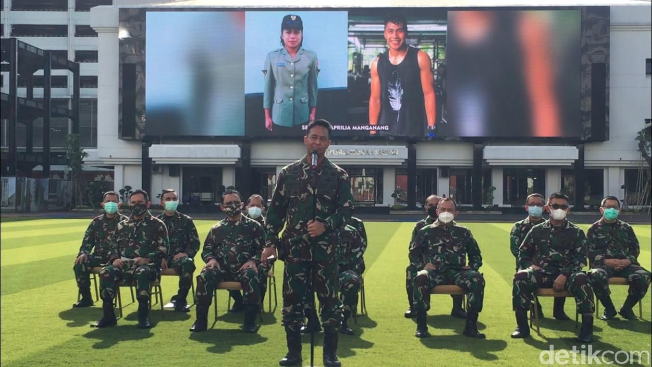 KSAD jumpa pers terkait Aprilia Manganang