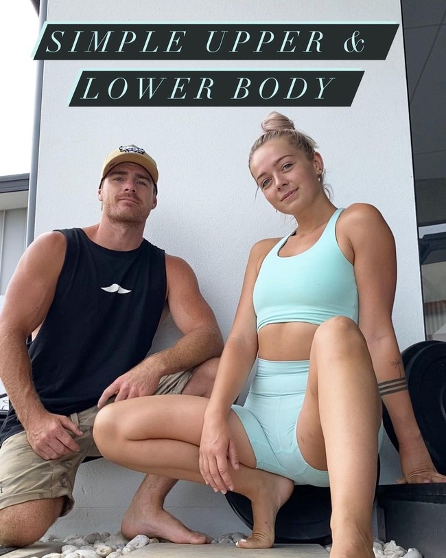 Selain unggah konten seksi, pasangan suami istri berbadan atletis ini juga sering membagi tutorial dan tips kesehatan di Instagram. Foto: Instagram @laurenannekennedy_