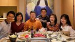 Momen Meilia Lau, Ibunda Felicia saat Makan Bersama Keluarga