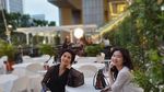 Momen Meilia Lau, Ibunda Felicia saat Makan Bersama Keluarga