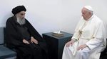 Momen Paus Fransiskus Kunjungi Ulama Syiah di Irak