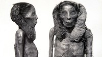 Mumi Dame Rai, yang diduga adalah ibu mertua Sethi I (firaun dinasti ke-19) di Museum Kairo, Mesir. Patrick Landmann/Cairo Museum/Getty Images  