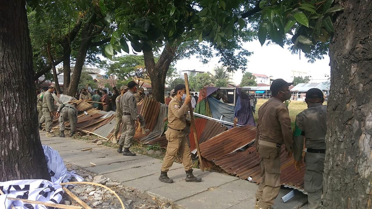 Penertiban Lahan di Krakatau Medan Ricuh, Satpol PP Dilempari Batu