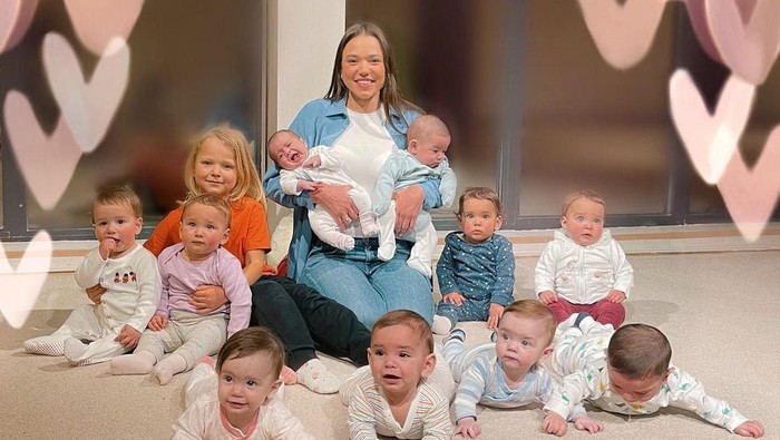 Christina Ozturk, ibu muda yang punya 11 anak di usia 23 tahun.