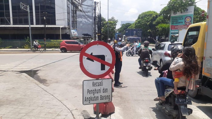 Efek LEZ Kota Tua Jakarta, terjadi rekayasa lalu lintas di Jl Kampung Bandan,