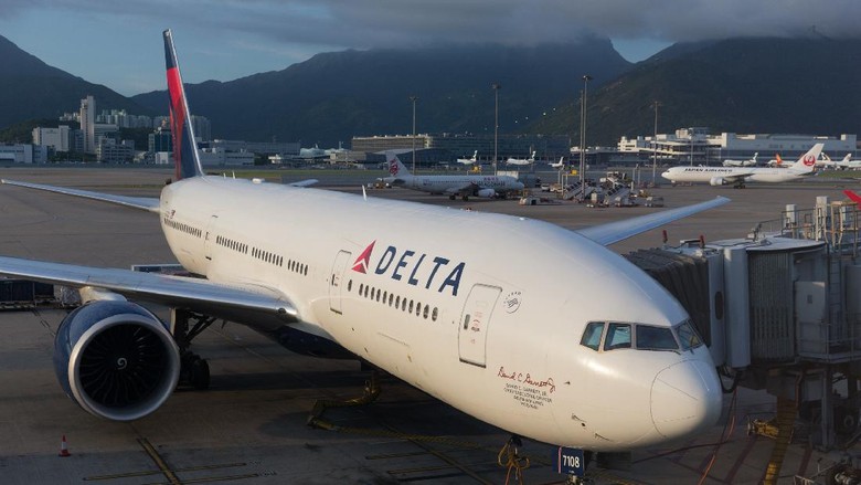 Ilustrasi Delta Air Lines Ilustrasi Delta Air Lines