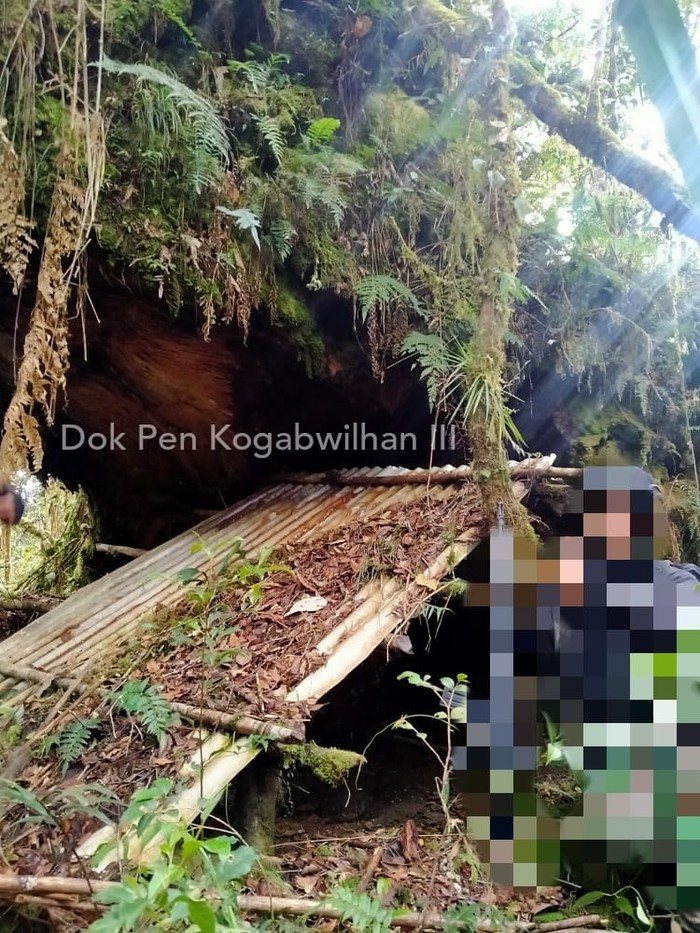 Lokasi persembunyian KKB Papua