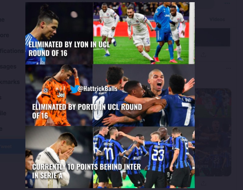 Meme Juventus Ronaldo