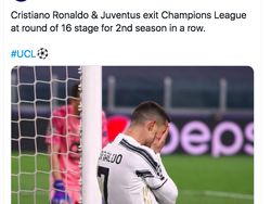 Juventus Tersungkur, Netizen Ramai Sindir Ronaldo