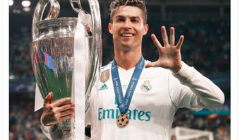 Tapi tetap banyak yang memuji Ronaldo karena di masa silam, dia adalah jagoan di Liga Champions. Foto: Twitter