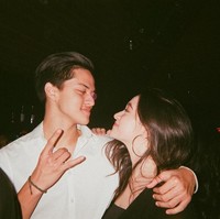 Megan Domani dan Jeremie Moeremans pada akhirnya memutuskan untuk berpacaran di tahun 2019. Hubungannya itu berawal dari cinta lokasi usai membintangi sinetron Cinta Misteri. Foto: Instagram/@megandomani1410