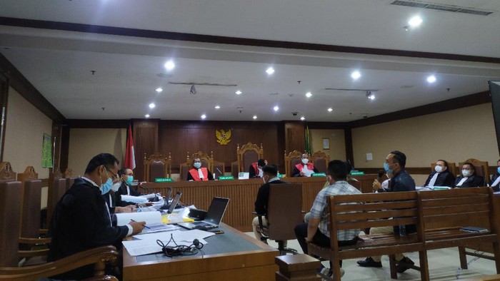 Sidang kasus dugaan suap benur (Luqman-detikcom)