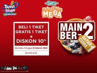 Berakhir Pekan Ke Trans Studio Bandung Yuk! Ada Promo Buy 1 Get 1